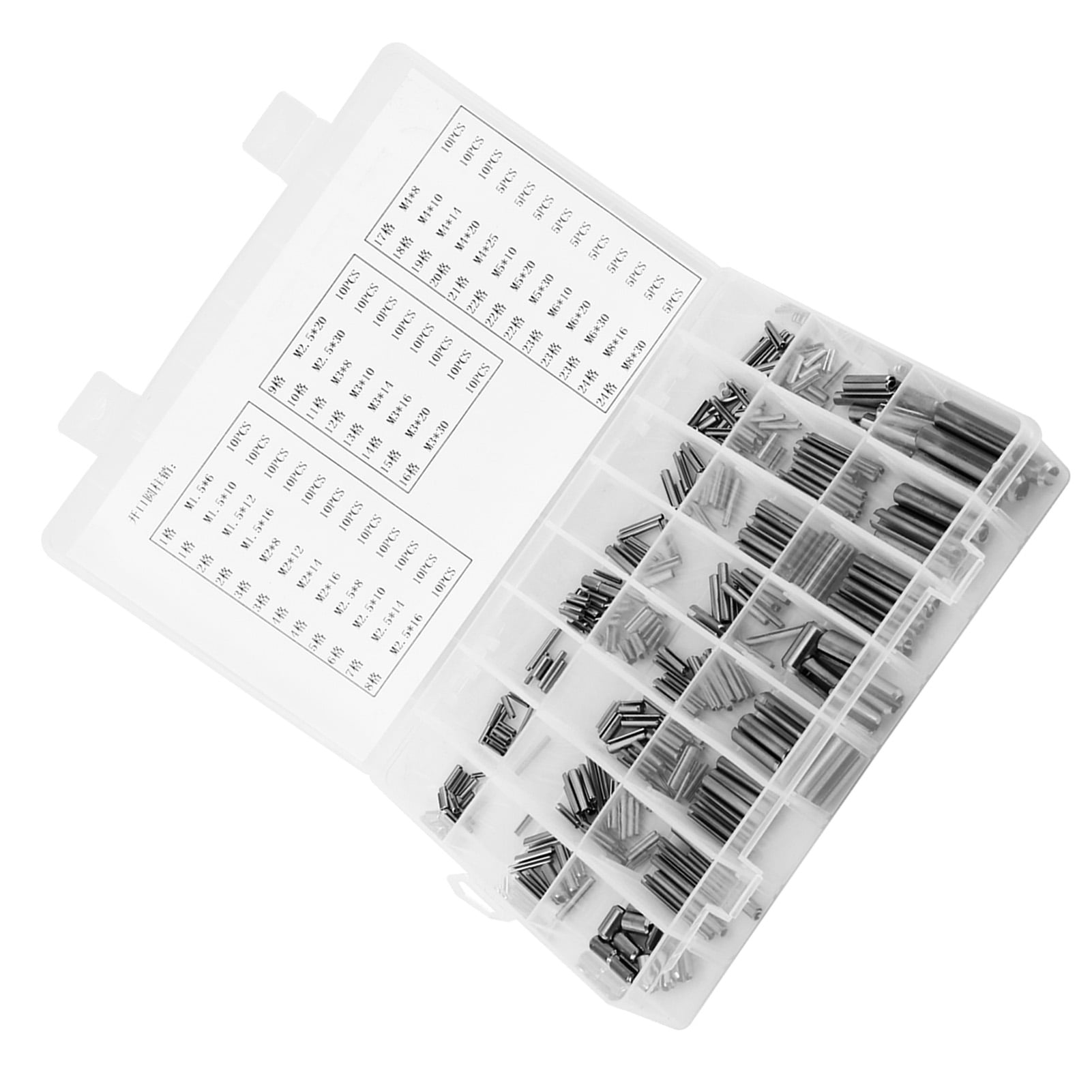 Spring Pin Set, Durable 280Pcs Convenient Stainless Steel Pin, for Industrial Hardware For Automotive, Mechanics, Car Garage