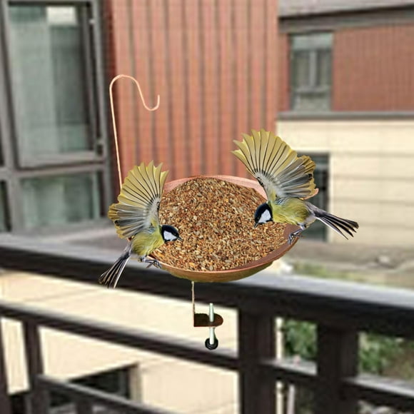 Batil de pájaro Buestra de pájaros para al aire libre Balcón resistente Decoración del jardín del comedero para el jardín para el jardín del jardín Estilo B