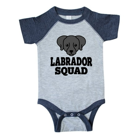 

Inktastic Dog Black Labrador Squad Gift Baby Boy or Baby Girl Bodysuit