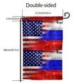 thumbnail image 3 of Russian America Flag Garden Flag Double Sided Small Flag Yard Home Decorative Flags Banner 12.5 x 18 Inch Square, 3 of 7