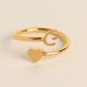 thumbnail image 2 of Xihbxyly Anillos de Inicial de Oro, Anillo Apilable con Letra Abierta, Joyería Ajustable con Alfabeto, Regalos Personalizados Únicos, Accesorio de Moda para Mujer, Perfecto para Mamá o Novia., 2 of 6