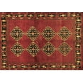 thumbnail image 1 of Ahgly Company Indoor Rectangle Abstract Brown Contemporary Area Rugs, 5' x 8', 1 of 4