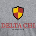 thumbnail image 3 of CafePress - Delta Chi Vertical Color Logo T Shirt - Mens Tri-blend T-Shirt, 3 of 4