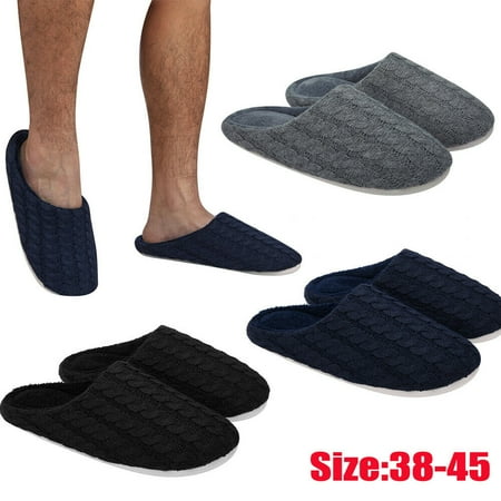 

Women Men Non-slip Warm Plush Home Slippers Soft Bottom Cotton Slippers Comfort