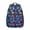Blue-28, variant on hedgehog forest floral Student’s backpack with cute cartoon animal print, durable oxford cloth, aesthetic night sky tree design, large capacity adjustable school bag for Student