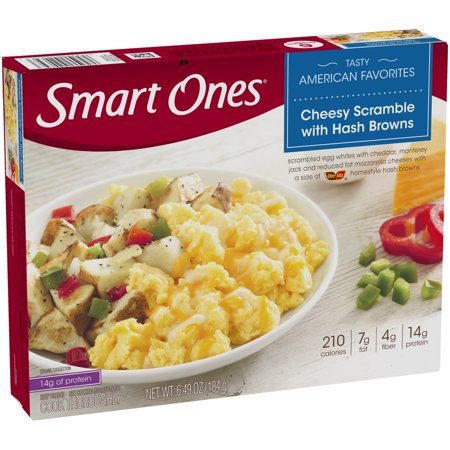 Smart Onesa Tasty American Favorites Cheesy Scramble With Hash
