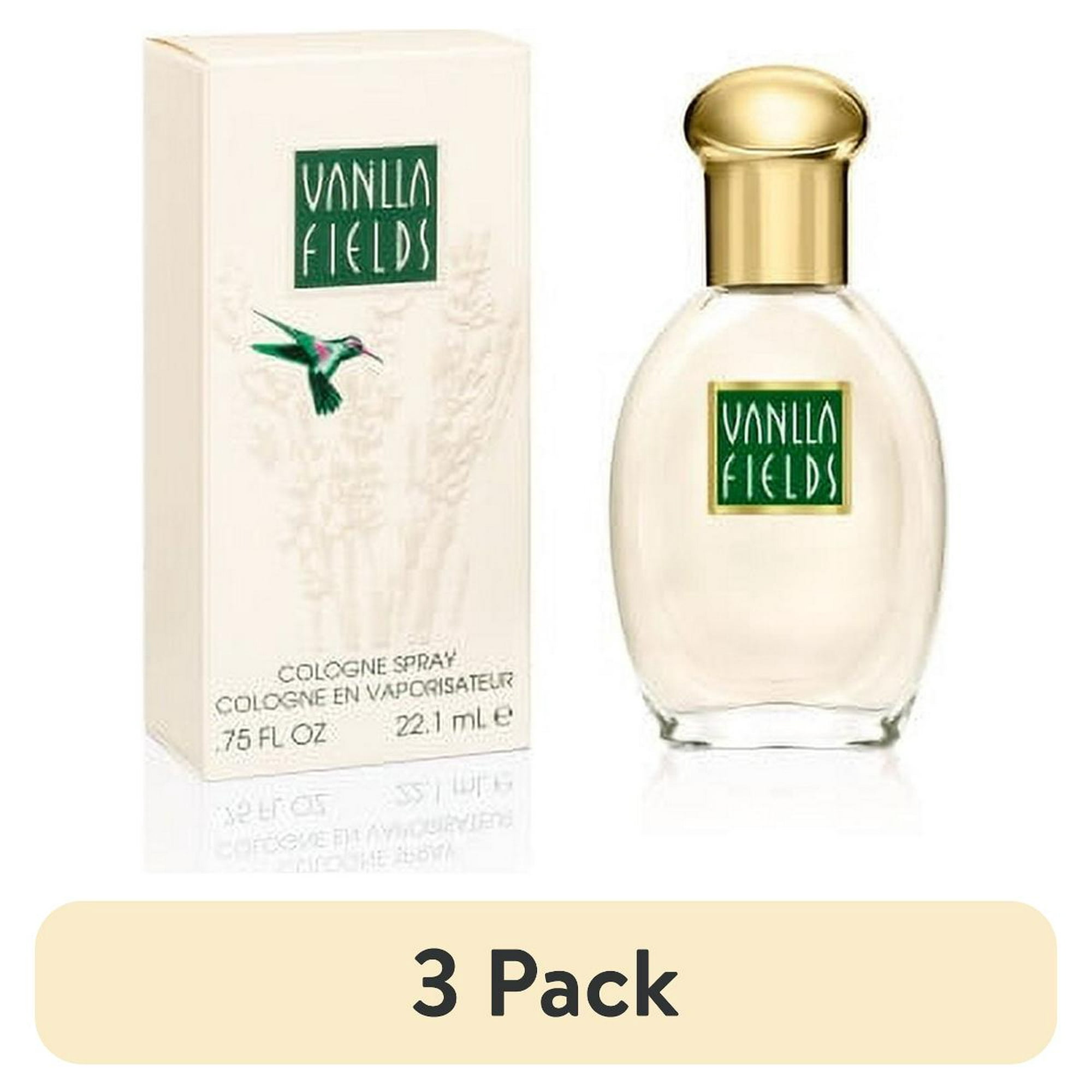 (3 pack) (3 pack) Vanilla Fields Perfume Spray for Women 0.75 fl oz