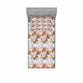 thumbnail image 2 of Fish Bedding Set with Sheet & Covers, Coral Reef Scallop Shells Fish Sea Plants Polyp Murky Nautical Maritime Life, Printed Bedroom Decor 2 Shams, 4 Sizes, Multicolor, by Ambesonne, 2 of 3