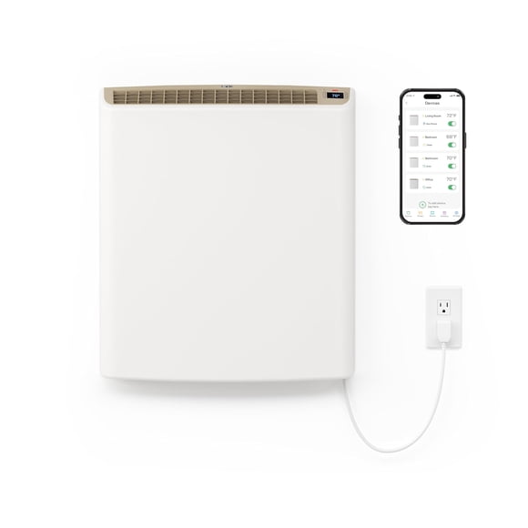 Calefactor Electrico de Pared Envi SE5012P Conveccion 500W Wi-Fi Smart