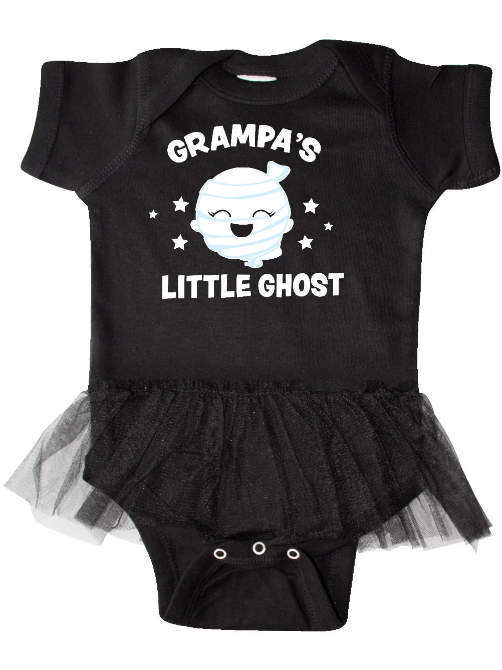 inktastic Cute Grampas Little Ghost with Stars Infant Tutu Bodysuit 