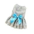 thumbnail image 4 of Robe de Chien Mignonne avec Nœud pour Activités Extérieures d'Été, 4 of 9