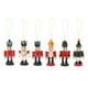 thumbnail image 1 of 6pcs 2.76in adornos de Navidad nueces marioneta tienda ventana Navidad árbol colgante de decoración CUTICAT 6 piezas figura de soldado cascanueces, 1 of 7