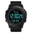 thumbnail image 1 of CUITING Montres-Bracelets pour Hommes Montre Étanche Montre Numérique Hommes Affichage Led Fonction Résistante aux Rayures Montre Tactique Verte, 1 of 4
