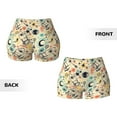 thumbnail image 5 of Picia Rockets Printed Workout Shorts for Women Seamless Scrunch Butt Lifting High Waisted Yoga Gym Booty Running Moisture-wicking Short Pants-XX-Large, 5 of 9