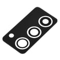thumbnail image 2 of Replacement Back Camera Lens (Glass Only) With Adhesive Compatible For Samsung Galaxy Z Fold 2 5G (Mystic Black), 2 of 5