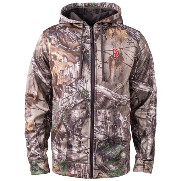 Men's Dunbrooke Camo Boston Red Sox Trophy Realtree Full-Zip Hoodie
