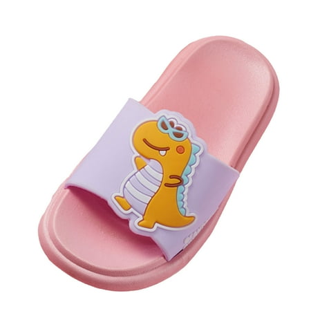 

Relanfenk Children Kids Baby Shoes Summer Toddler Girls Boys Cartoon Dinosaur Slippers Sandals Shoes