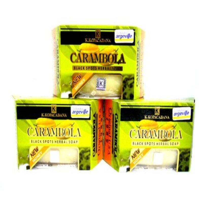 3 Argeville Carambola Plus Honey Antiacne Wrinkles Black Spots Herbal