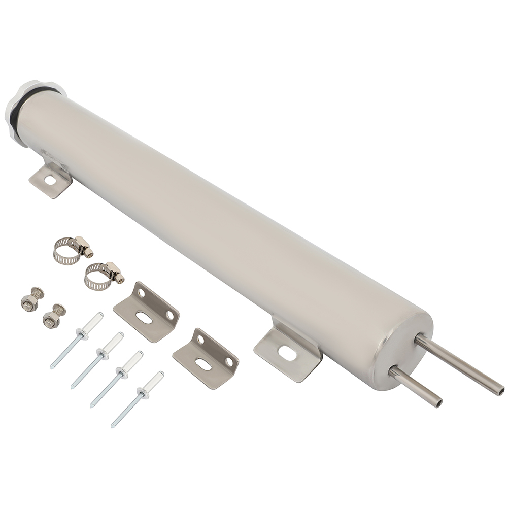Radiator Catch Can Universal Coolant Overflow Tank - 32oz Polished ...