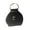 Black, variant on Leather Pouch Keychain Mini Coin Holder Zipper Pocket For Keys Card Cash Bag Charm