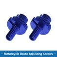 thumbnail image 4 of Tornillos ajustadores de palanca de freno de motocicleta Unique Bargains M8 Tornillos ajustadores de freno Unique Bargains Azul 2 Pcs, 4 of 6