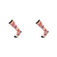 thumbnail image 4 of Guardurnaity Calcetines de compresión Transpirable Correr Ciclismo Elástico Antideslizante Protector de pantorrilla Adultos Estampado de flores Rompecabezas/S/M 2piezas, 4 of 6