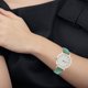 thumbnail image 5 of FELTECHELECTR 1 reloj de pulsera informal de cuero para mujer, reloj de cuarzo para niñas (verde), 5 of 6