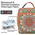thumbnail image 4 of Exotic Mandala Lunch Box – Geometric Pattern Insulated Bag with Mystic Floral Design, Perfect for Work, School, or Beach Outings, 4 of 6