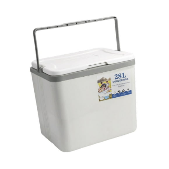 Nevera portátil hermética para coche, caja aislante para acampar, pescar y playa 28 litros