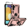 thumbnail image 1 of TASHHAR Samsung Galaxy A04S Case/A13 5G Case with Screen Protector and Magnetic Ring Kickstand Military Grade Double Layer Drop Protection Rugged Detachable for Galaxy A04S/A13 5G Phone - Rose Gold, 1 of 8