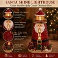 thumbnail image 6 of DIY Lighted Glass-Chrismas Style Lighthouse Kit, LED Craft Project with Translucent Pieces for Tabletop Display & Coastal Decor, 6 of 8