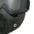 thumbnail image 4 of Casco para montar al aire libre, casco para gafas de motocicleta con gafas para montar en casco con protector facial optimizado para la excelencia NikouMX herramienta, 4 of 5