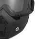 thumbnail image 4 of Casco de gafas de motocicleta con protector facial, gafas de protección ocular a prueba de viento para conducción al aire libre, lente gris VoborMX herramienta, 4 of 5