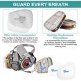 thumbnail image 3 of yeuweold 6001 Kit de Remplacement de Filtres de Protection Respiratoire Réutilisables, 60 Cotons Filtrants, pour Purificateur de Filtration, Protection du Visage, Compatible 6100/6200 / 7501/7502 / 6502/6800, 3 of 5