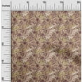 thumbnail image 2 of oneOone Velvet Yellow Fabric Abstract Floral Craft Projects Decor Fabric Printed By The Yard 58 Inch Wide, 2 of 5