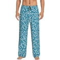 thumbnail image 2 of Kdxio Beautiful Floral Print Men's Sleep Pajama Pant Lounge Pants with Pockets, 2 of 8