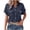 Navy#2, variant on Jinhomg Women Teacher shirts Shorts Sleeve Casual Button Down Shirts Business Office Work Outfits with Pocket Navy M