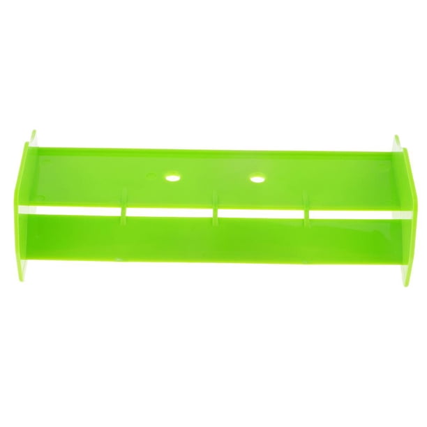 Alerón trasero de cola de color para HSP 94107 RC Car Buggy Truck Parts Accs Verde