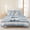 Navy Blue, variant on Queen Quilts Bedding Set,Coastal Nautical Lighthouse Soft Warm Quilted Bedspread Comforter with Pillow Shams,Summer Ocean Blue Line All Season Coverlet Bed Decor Blankets