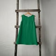 thumbnail image 5 of Tranfacy Robe d'Été pour Filles, Robe Sans Manches pour Tout-Petites Filles, Robe Sans Manches à Col Rond en Lin Uni pour Enfants d'Âge Moyen avec Laçage au Dos, 5 of 5