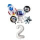 thumbnail image 3 of Globos de aluminio con números y cohetes de astronauta para fiestas temáticas del espacio exterior, decoraciones para fiestas de cumpleaños de niños, suministros para fiestas de baby shower para niños, 3 of 5