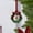 A, variant on Mouliraty Small Christmas Wreath, Pendant Christmas Interior Decoration Christmas Tree Wreath Hanging Decoration, for Xmas Front Door Window Chair Fireplace Table Pillar Farmhouse Decor, A