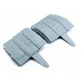 thumbnail image 3 of Imitation Stone Fence Garden Plastic Fence Grey Stone Effect Lawn Edging Plant Bordering Cobblestone Garden Border, 3 of 5