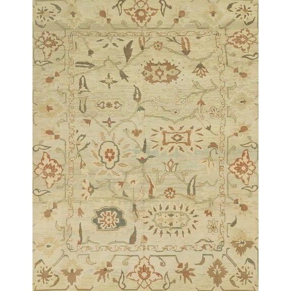 Ahgly Company Machine Washable Indoor Rectangle Abstract Metallic Gold Area Rugs, 5' x 7'