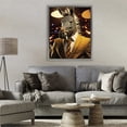 thumbnail image 3 of Stupell Industries Glam Trendy Debonair Zebra Gray Floating Frame Canvas Art, 25 x 31, by Ray Powers, 3 of 8