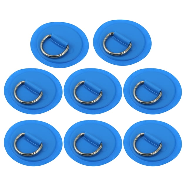 8uds 8cm Azul D Anillo Parche Almohadilla PVC Inoxidable Acero para Surf Tabla