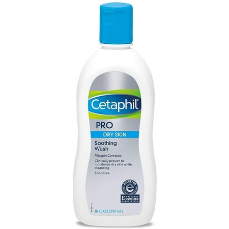 Cetaphil PRO Soothing Wash, Dry Skin 10 oz (Pack of 2)