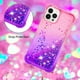 thumbnail image 4 of Funda para iPhone 14 PRO MAX Transparente con Brillos Carcasa Protectora Antigolpes con Glitter Brillante, 4 of 5