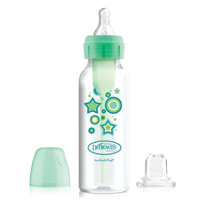 Kit de Transición 2 en 1 Dr. Brown's Natural Flow Options+ Verde 250 ml