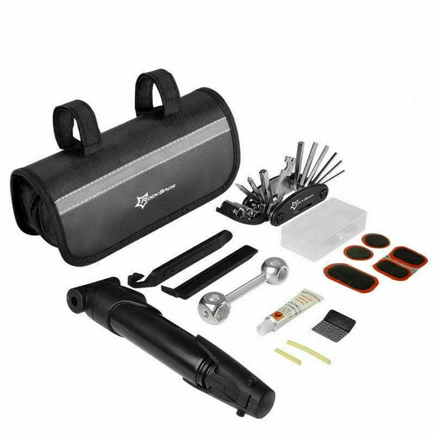 ROCKBROS Bike Tire Repair Tool Kit Bike Portable Tyre Tool Bag Multi